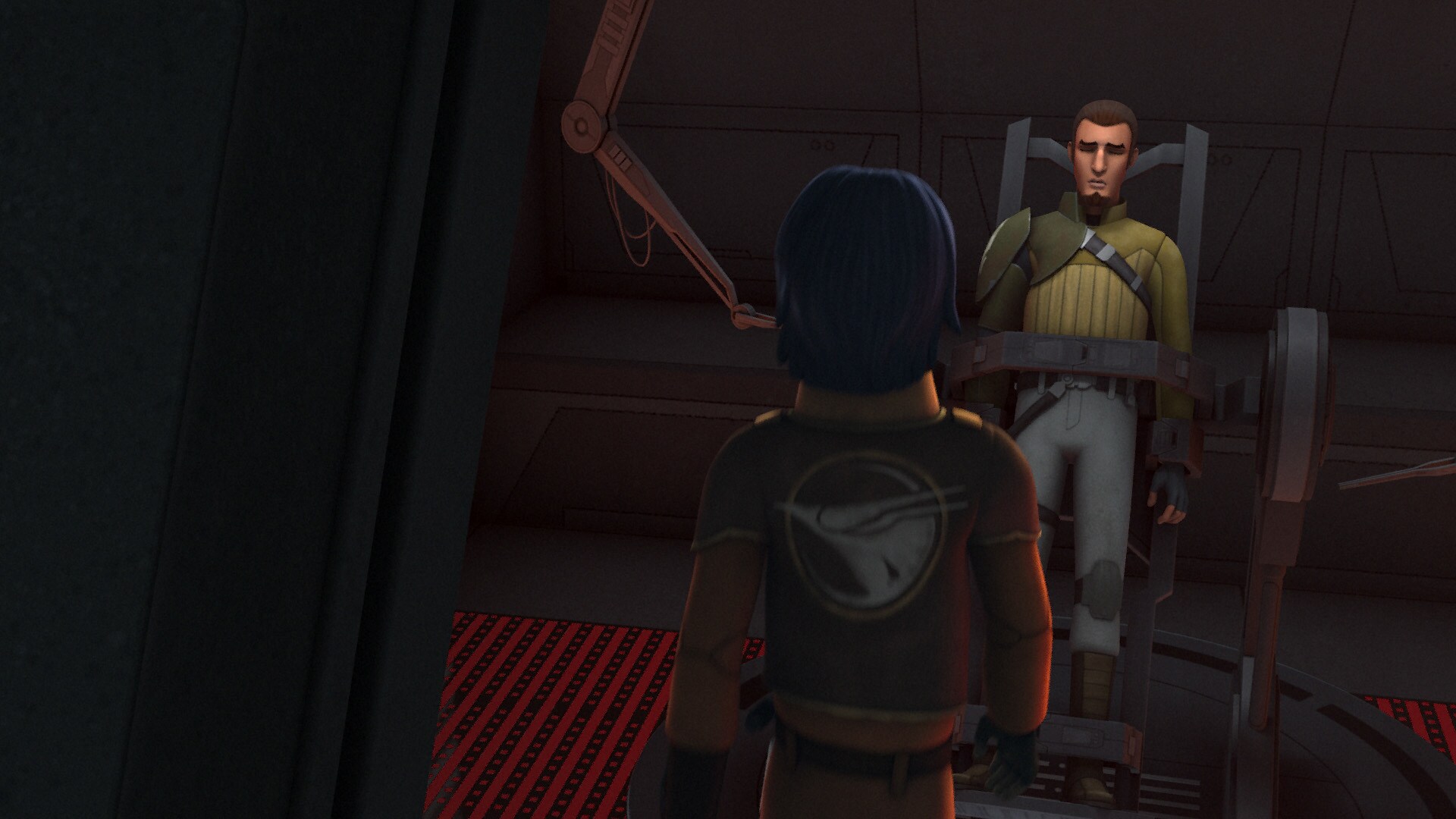 Ezra arrives at Kanan's cell. "You shouldn't have come here," Kanan says. "But I'm glad you did."...