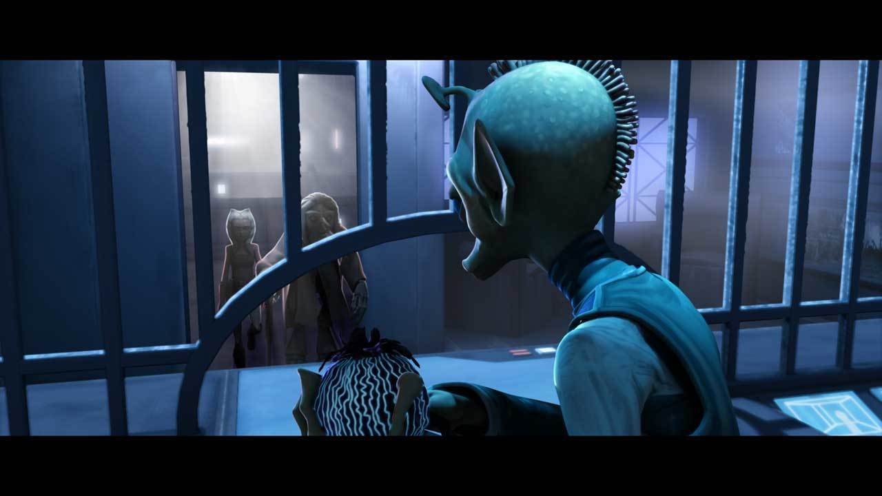 Mind-tricking her way past the hostel's front desk, Ahsoka continues her search through the dilap...
