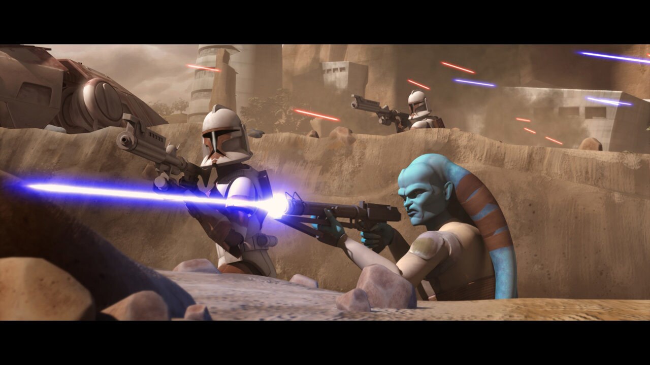 Meanwhile, Separatists forces continue to attack Ryloth. Clone troopers and Twi'lek freedom fight...