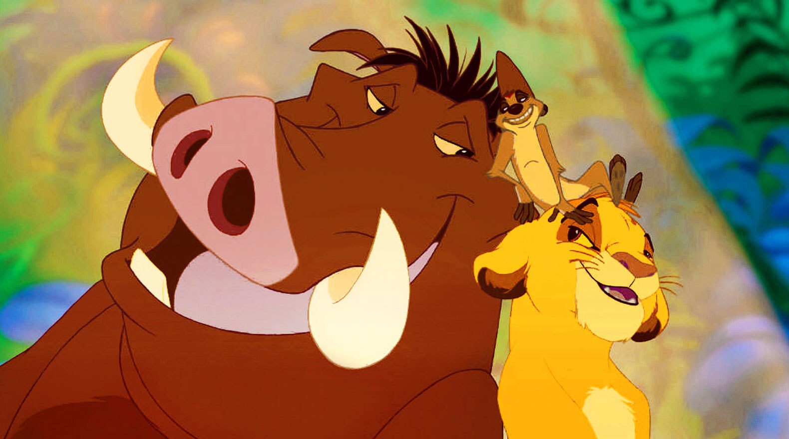 Timon and Pumbaa teach Simba about how to live life by their motto.