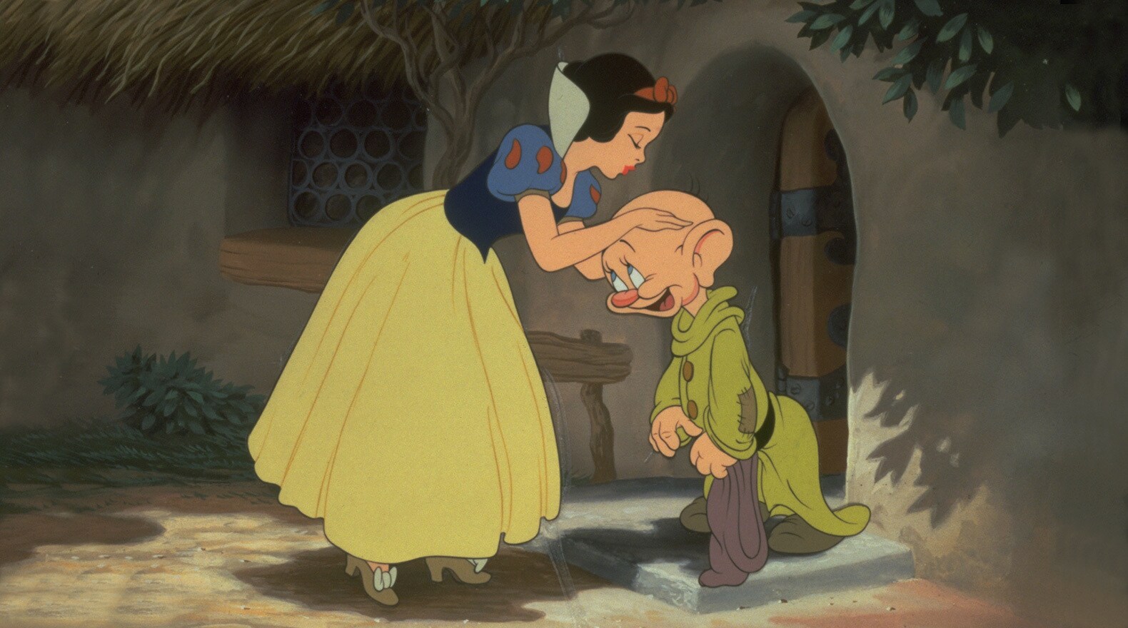Dopey never says a word, but he inspires many smiles.