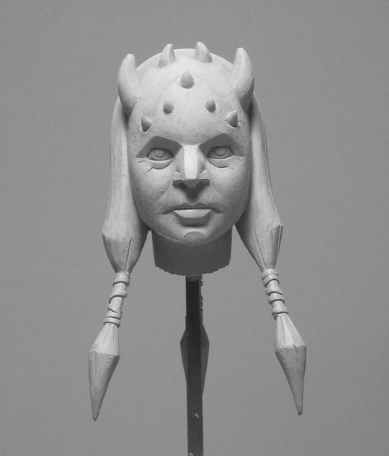 Jedi Master Eeth Koth concept sculpture maquette