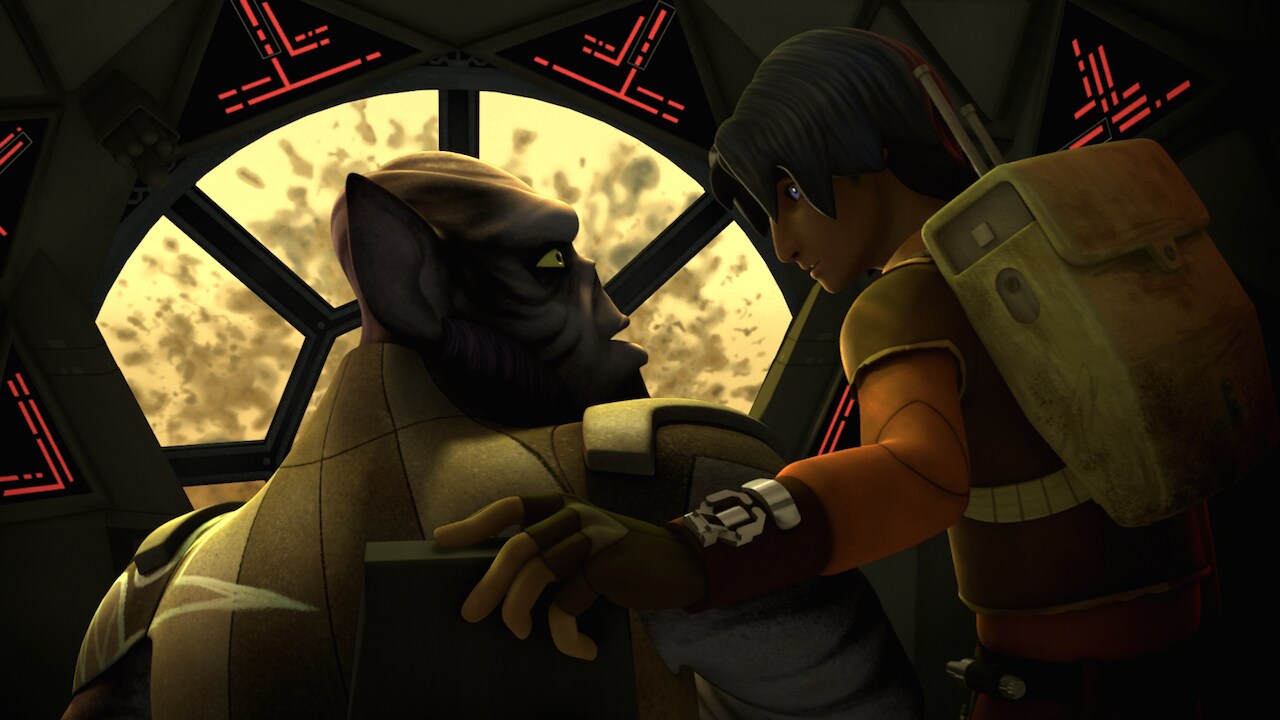 During one mission that went awry, Zeb Orrelios stole a TIE fighter, putting the craft through da...