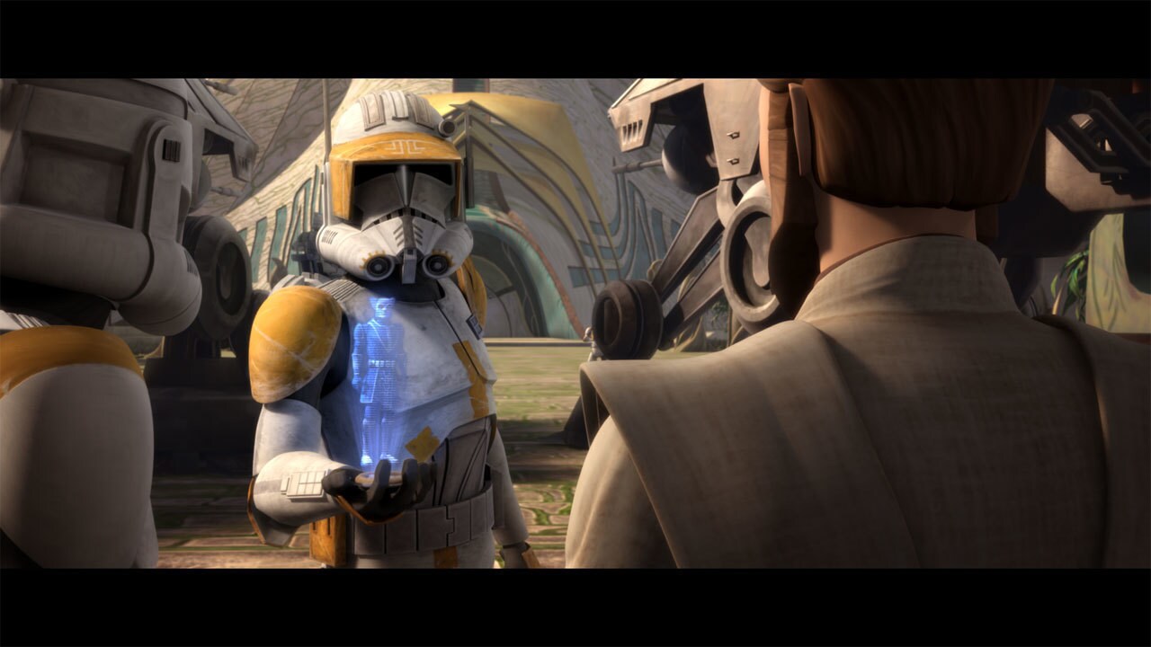 Obi-Wan's clone troopers surround the governor's tower. Commander Cody reports that the Separatis...