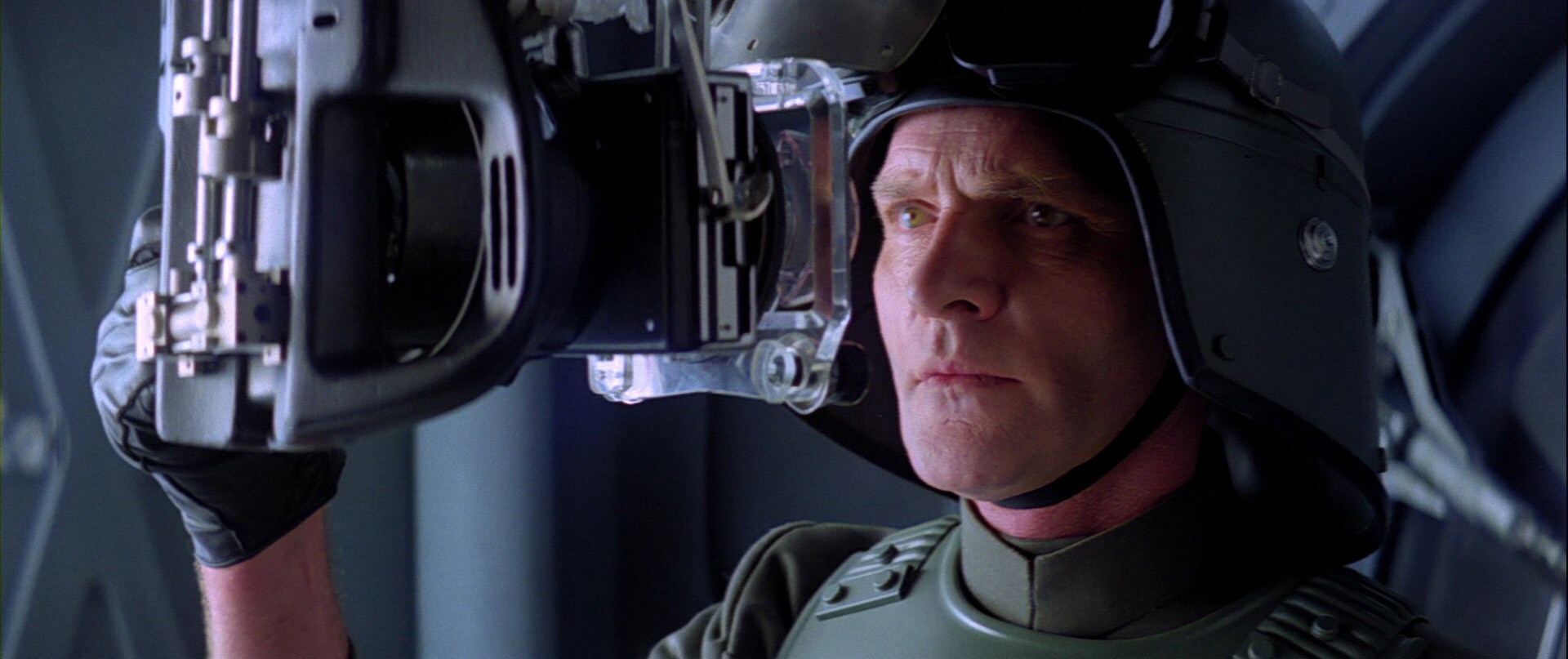 This is our first time seeing Tarkin in action on the field as an Imperial. He wears armor simila...