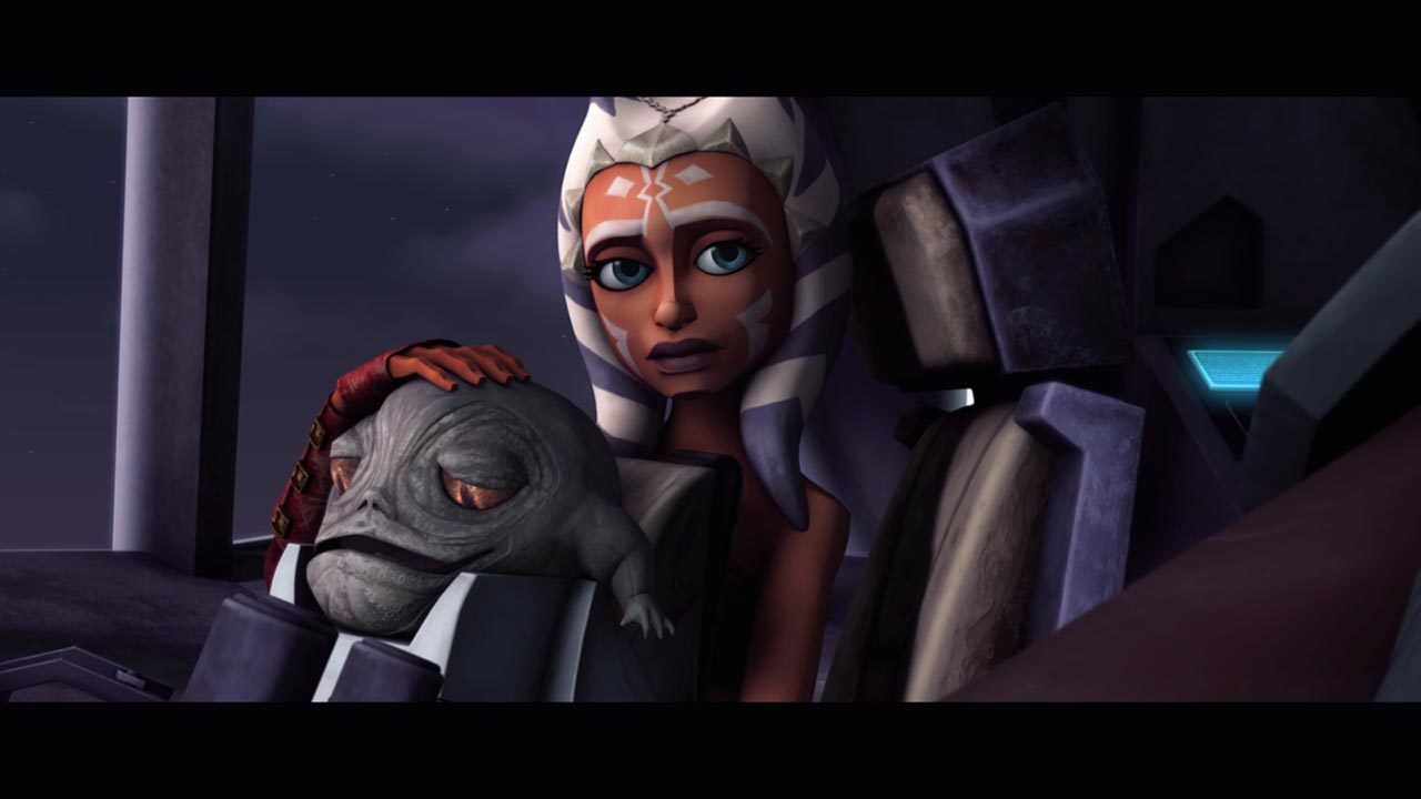 Ahsoka's next assignment with Anakin was the rescue of Rotta the Hutt, Jabba the Hutt's infant so...