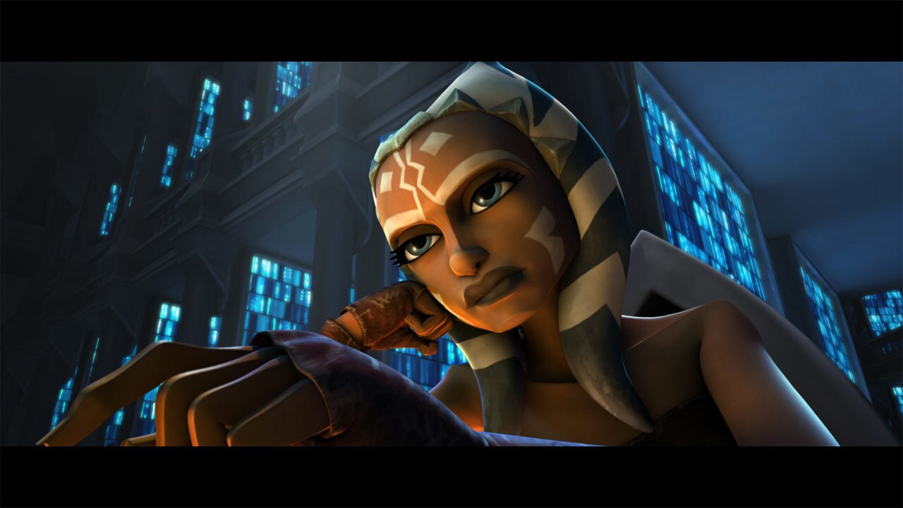 While Ahsoka is studying in the library, she falls asleep and has another vision of Aurra Sing po...