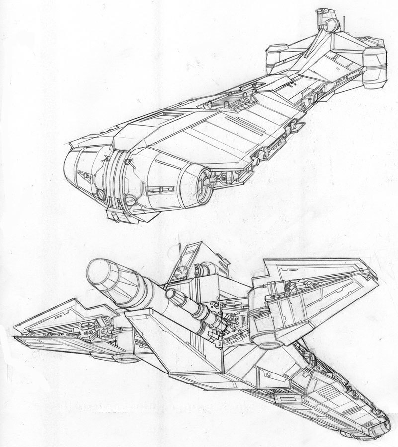 Concept illustration of Republic medical frigate