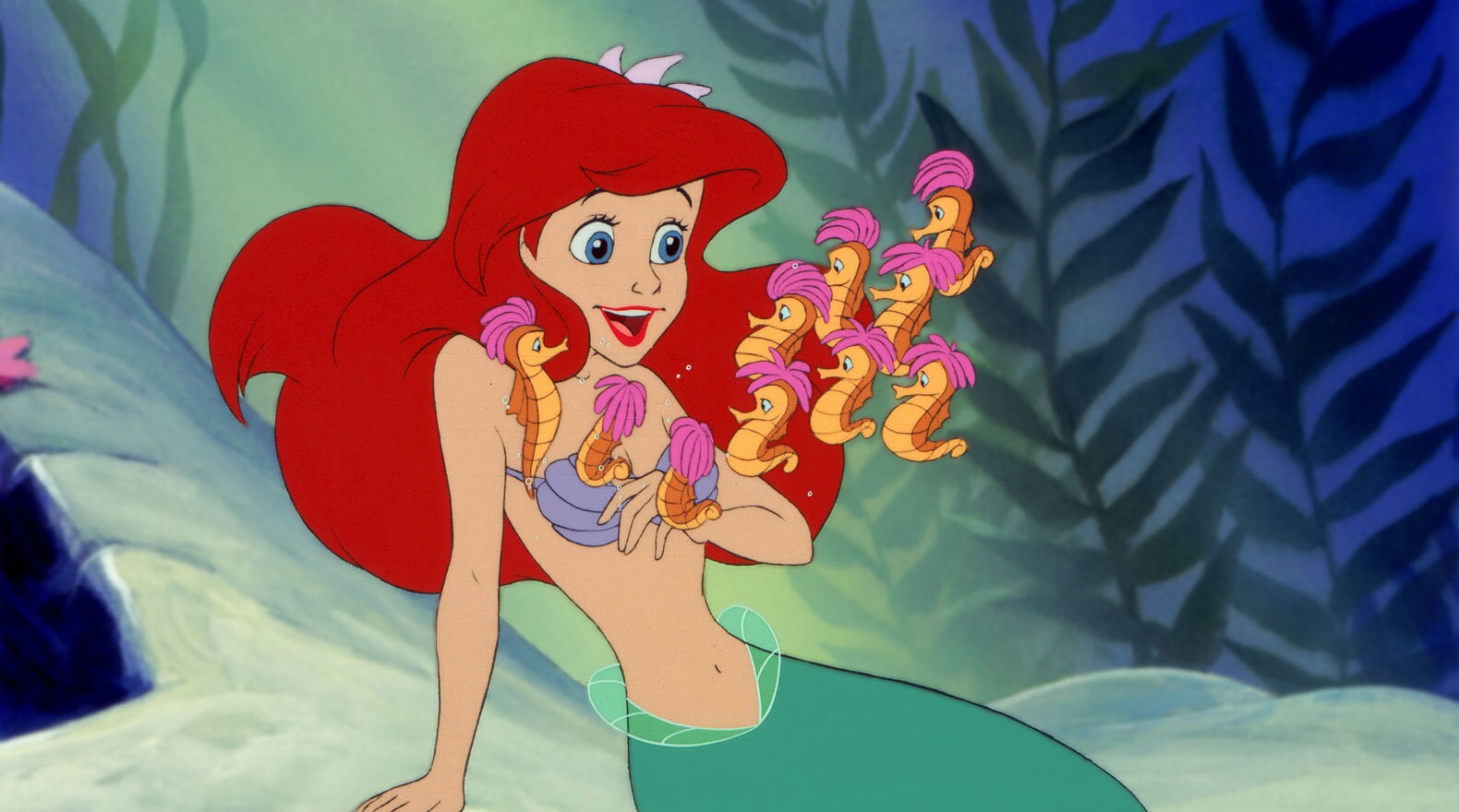Ariel finds friends everywhere under the sea.