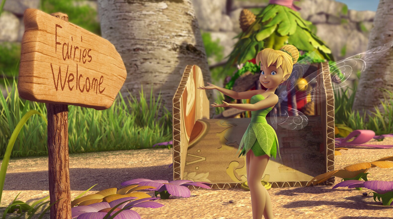 Tinker Bell takes this as a good sign to keep going.