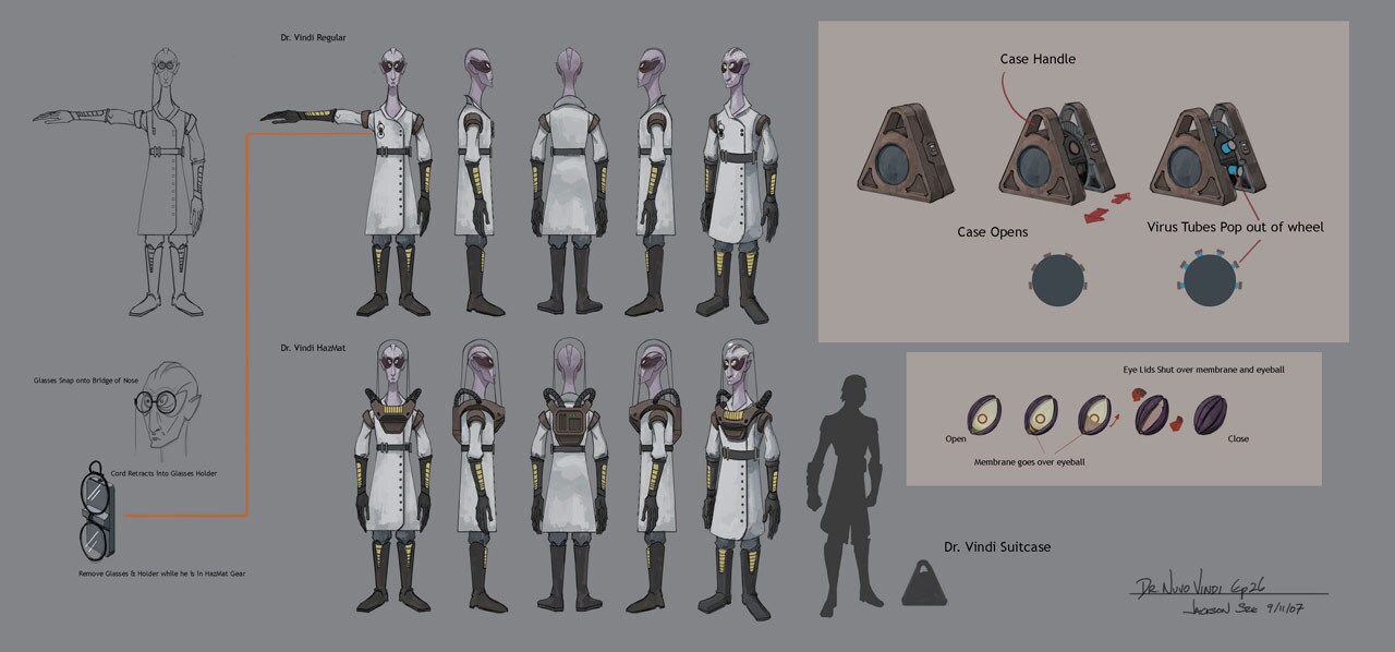 Concept art for Dr. Nuvo Vindi