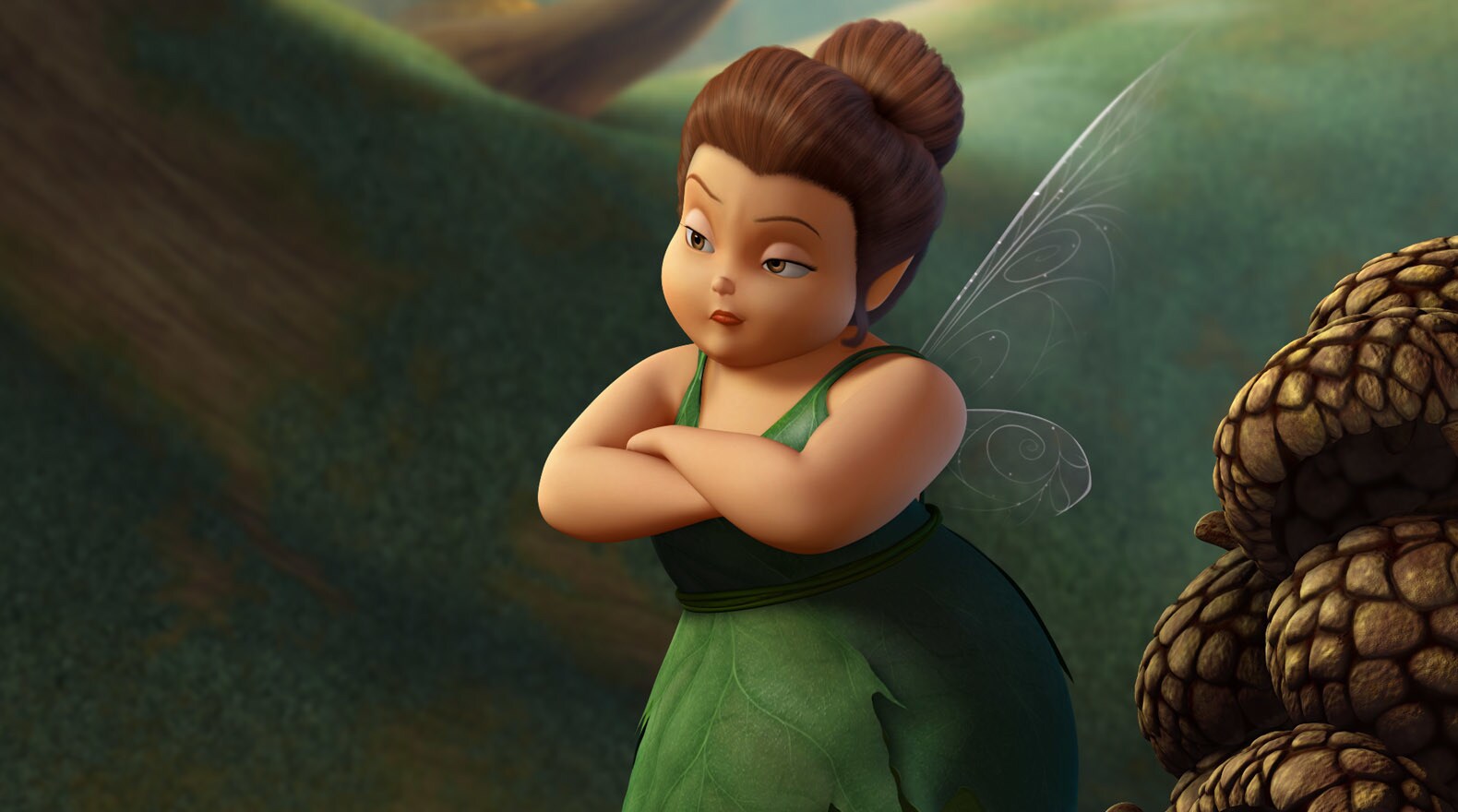 This Tinker Fairy is observant of everything that happens in Tinker’s Nook.
