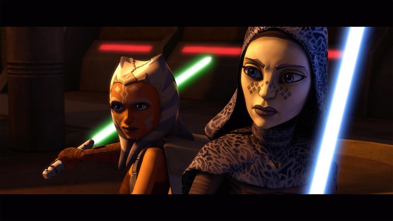 Ahsoka's brash style is quite different from other Padawans. Barriss Offee, apprenticed to Lumina...