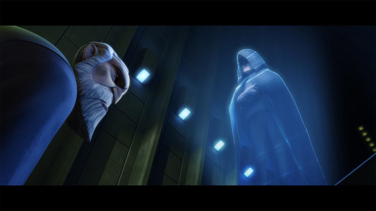 When Asajj Ventress became a liability in Sidious' eyes, he ordered Count Dooku to eliminate her....