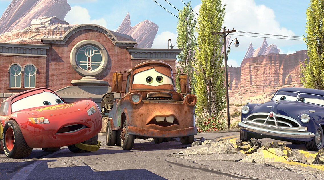 Lightning McQueen, Mater embark on epic trip in 'Cars on the Road