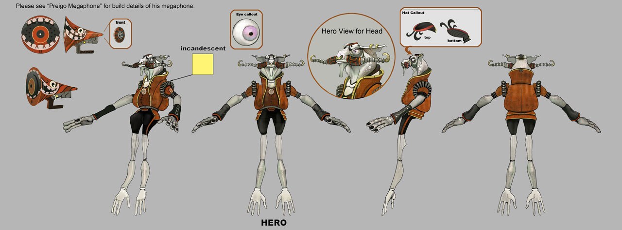Preigo character design illustration by Tara Rueping.