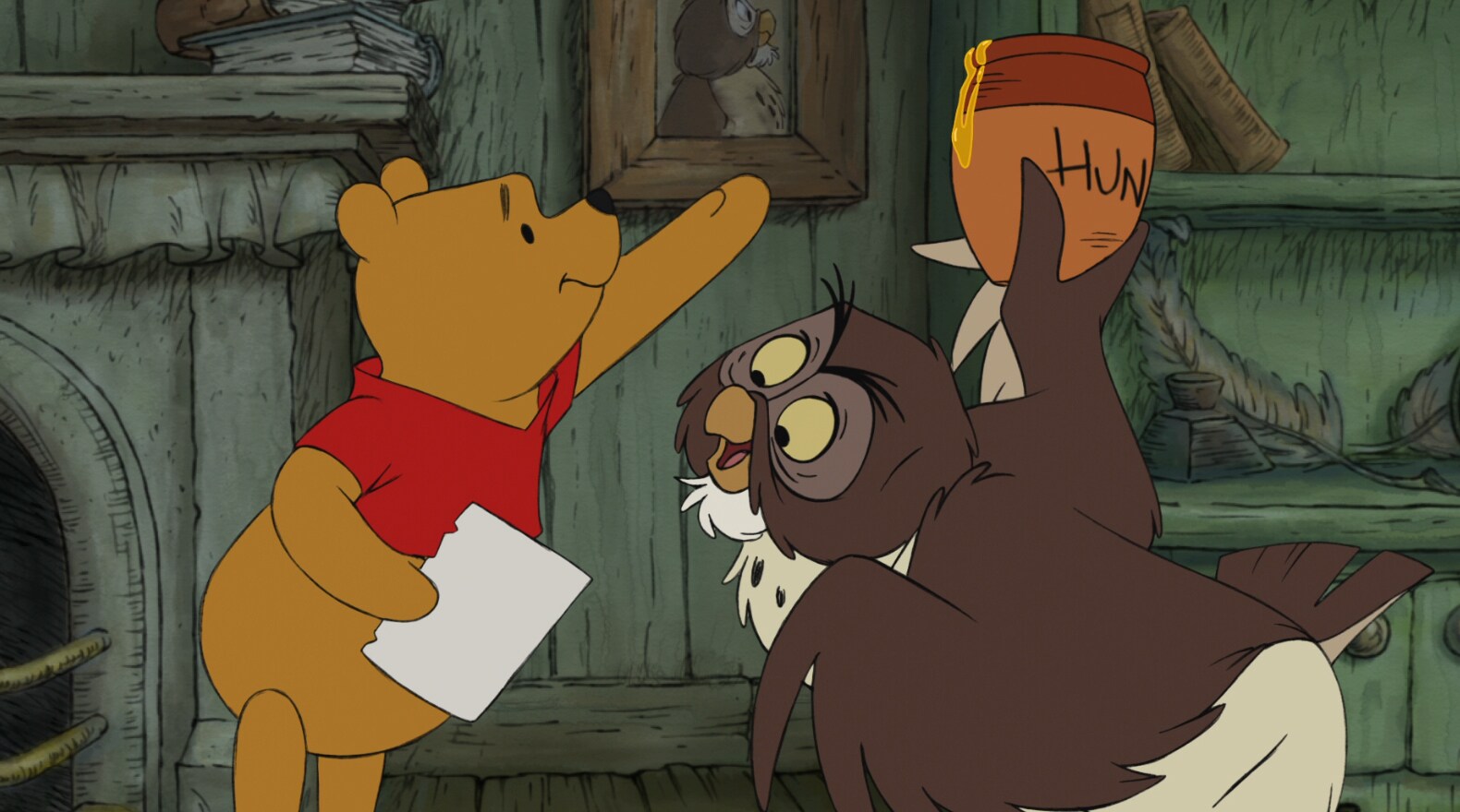 Pooh just needs a little smackerel of Owl’s hunny.