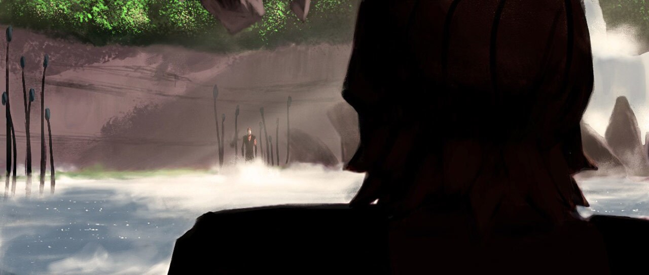Concept art of Anakin's vision 