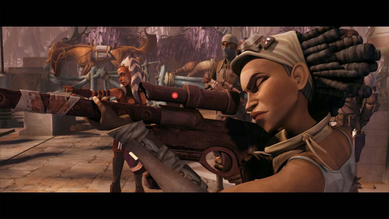 Anakin and Captain Rex began training the rebels in techniques to overcome the Separatist droids ...