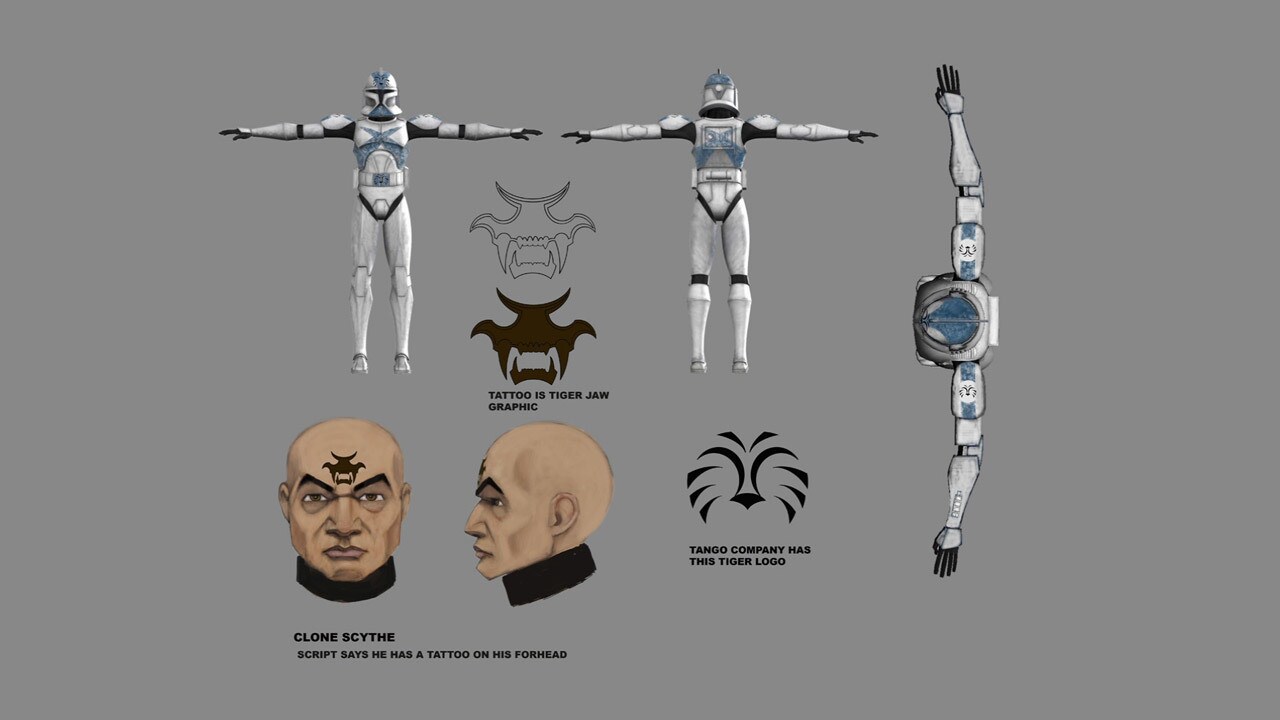 Trooper Scythe final armor decal and tattoo designs