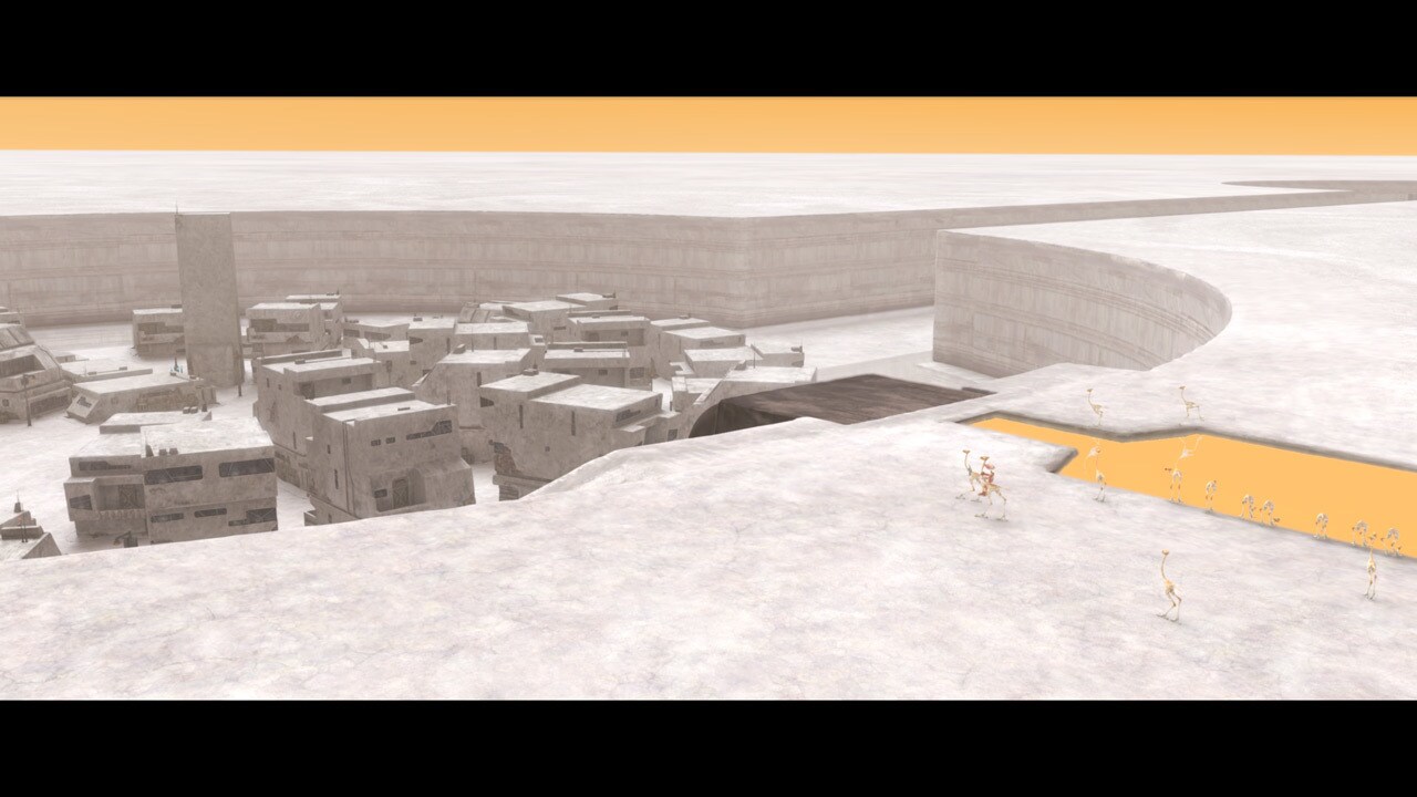 The city, carved out of the surface, is Pons Ora. Gascon and WAC-47 are surprised to see the rest...