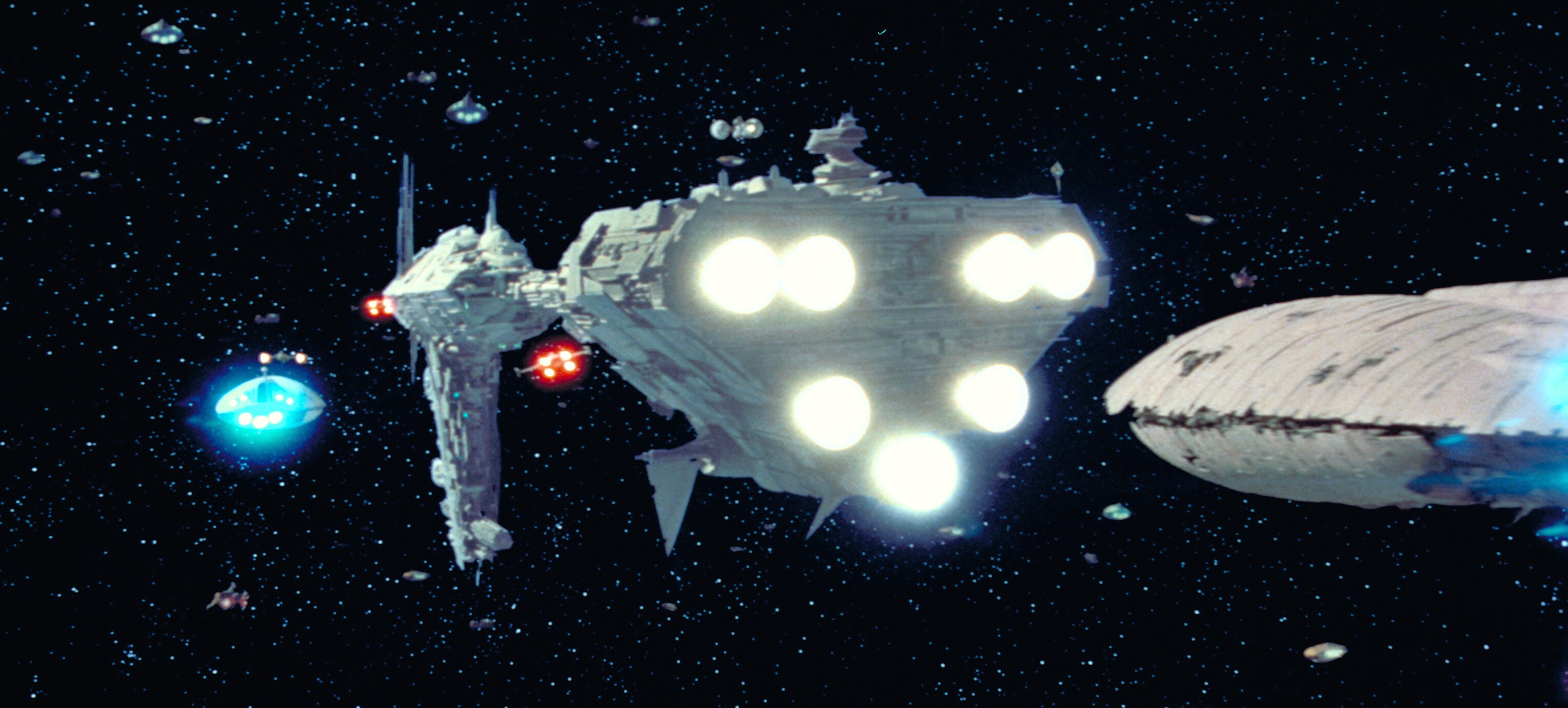 The rebel units that did escape gathered in deep space, moving in convoys in hopes of evading the...