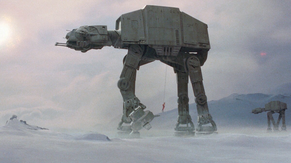 AT-AT walkers at the Battle of Hoth