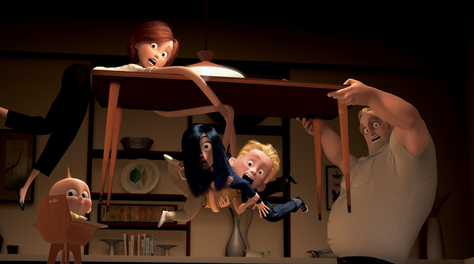 the incredibles violet and dash fight