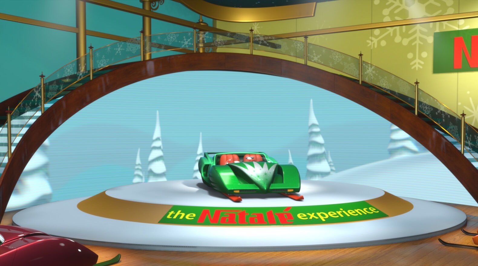 Sorenson's Snowmobile Emporium from "Prep & Landing"