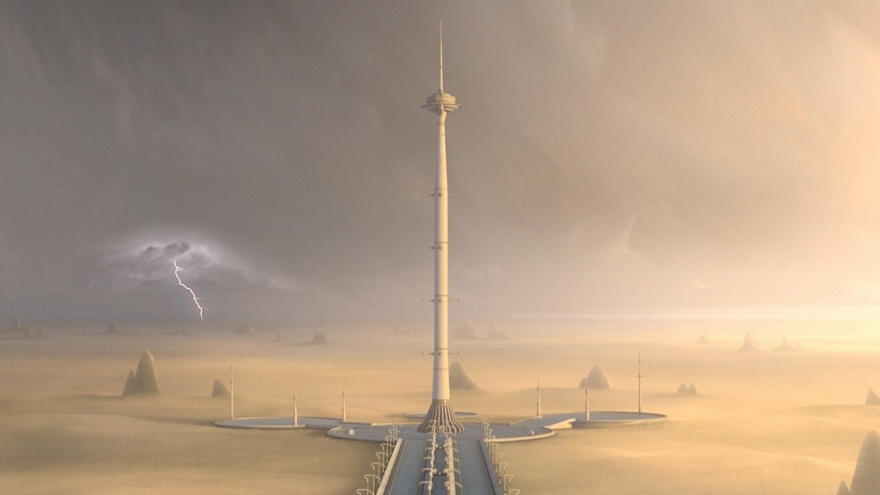 A single communications tower controlled by the Empire connected Lothal with the rest of the gala...