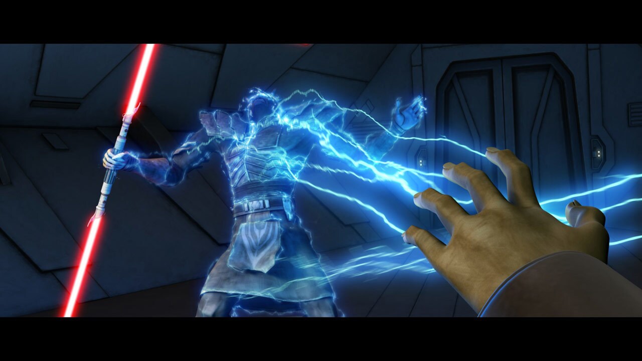 Dooku repeatedly blasted Savage with Force lightning, an attack against which the warrior had no ...