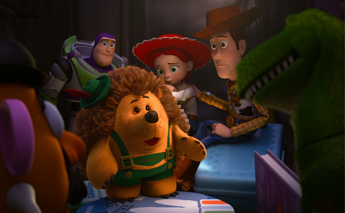 In Toy Story of Terror! (2013), Bonnie is wearing a shirt featuring DJ  Bluejay, one of the fast food toys Buzz met in the cartoon Small Fry  (2011). : r/TVDetails