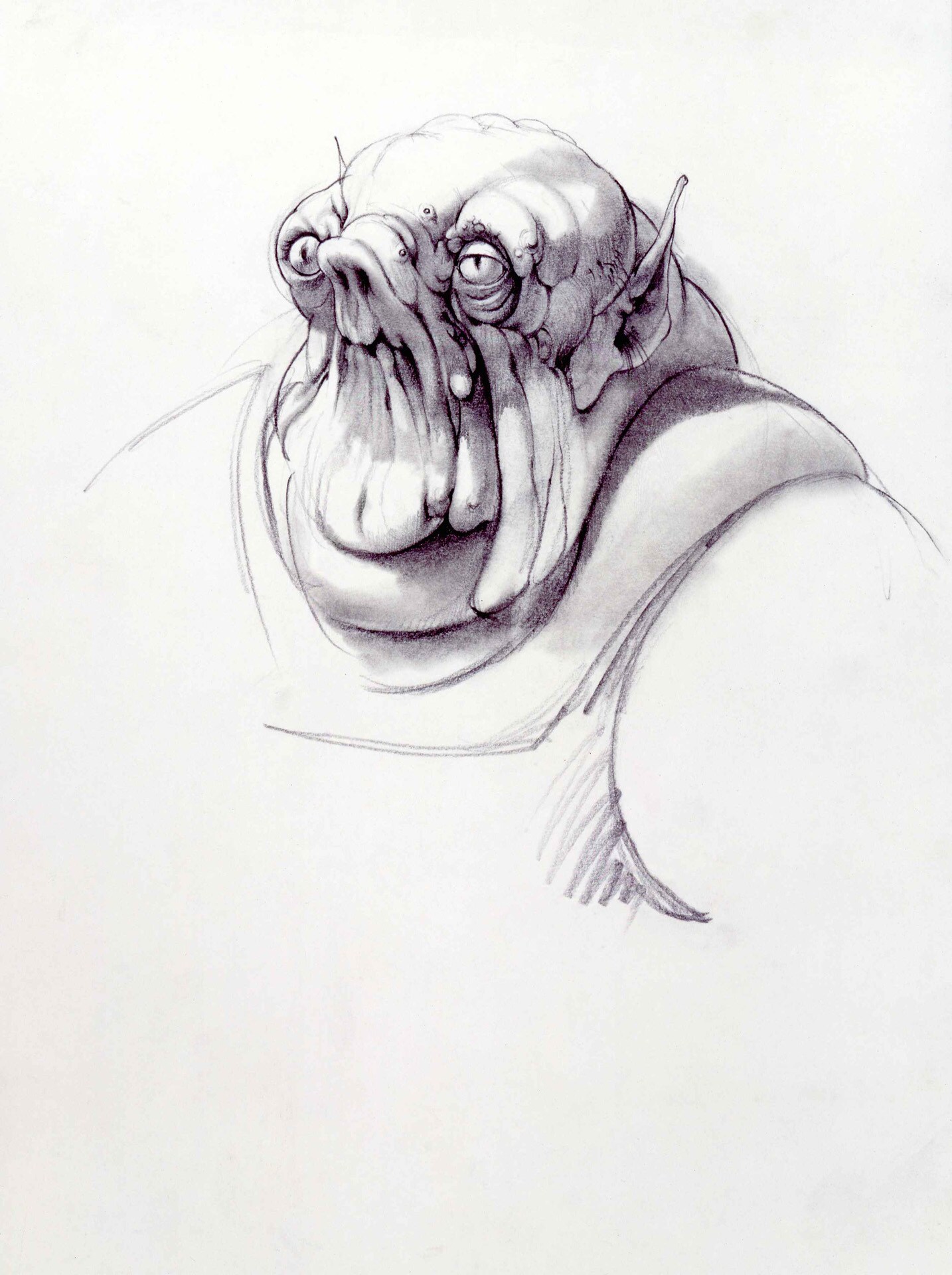 Azmorigan was based on an early Ralph McQuarrie design for Jabba the Hutt developed for Return of...