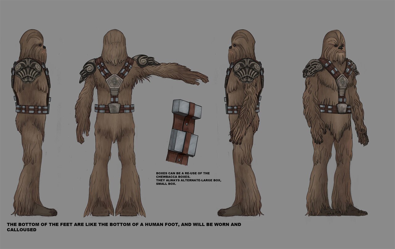 Wookiee warrior costume notes 