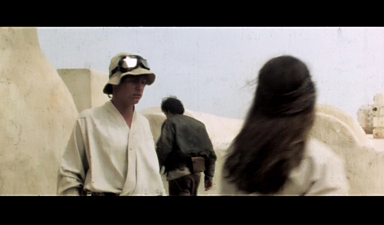 The two friends parted ways, with Biggs promising to keep an eye out for Luke -- perhaps one day ...