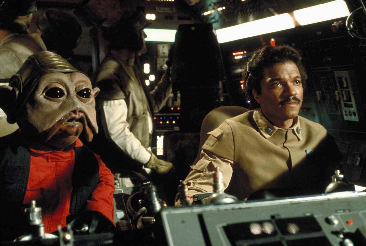 Han Solo loaned Lando the Millennium Falcon to fly in the attack. Together with co-pilot Nien Nun...
