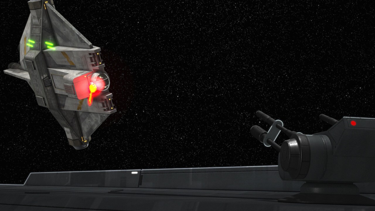 After the Empire captured Kanan, the rebels sent Chopper to infiltrate a light cruiser in hopes o...