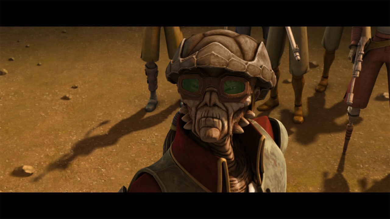 Separate from Anakin and Obi-Wan, Count Dooku also escaped the pirate compound. To Anakin and Ohn...