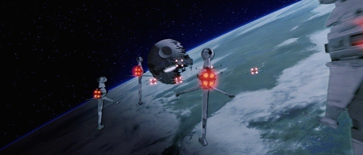 B-wings in the Battle of Endor