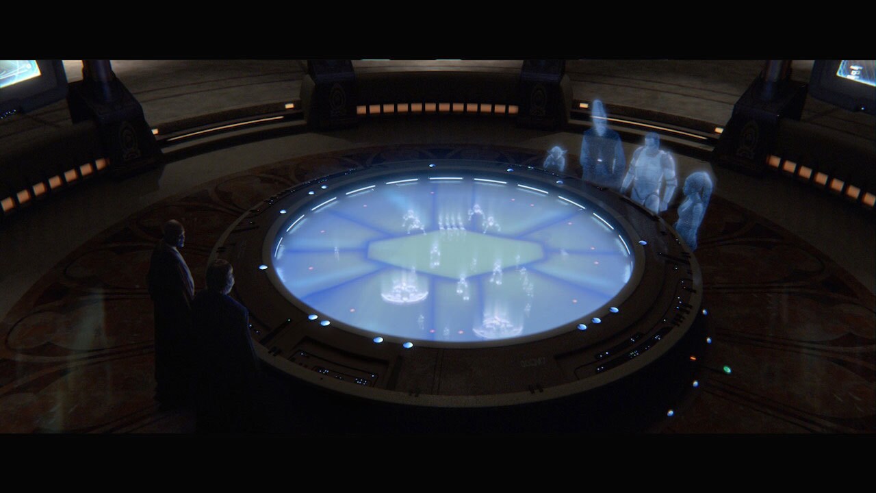 The Temple’s situation rooms were the site of meetings with Jedi called to other star systems on ...