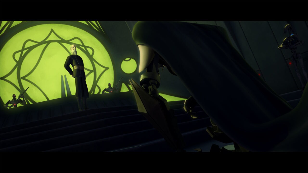 Dooku had not forgotten his betrayal by the Nightsisters. He summoned General Grievous to Serenno...
