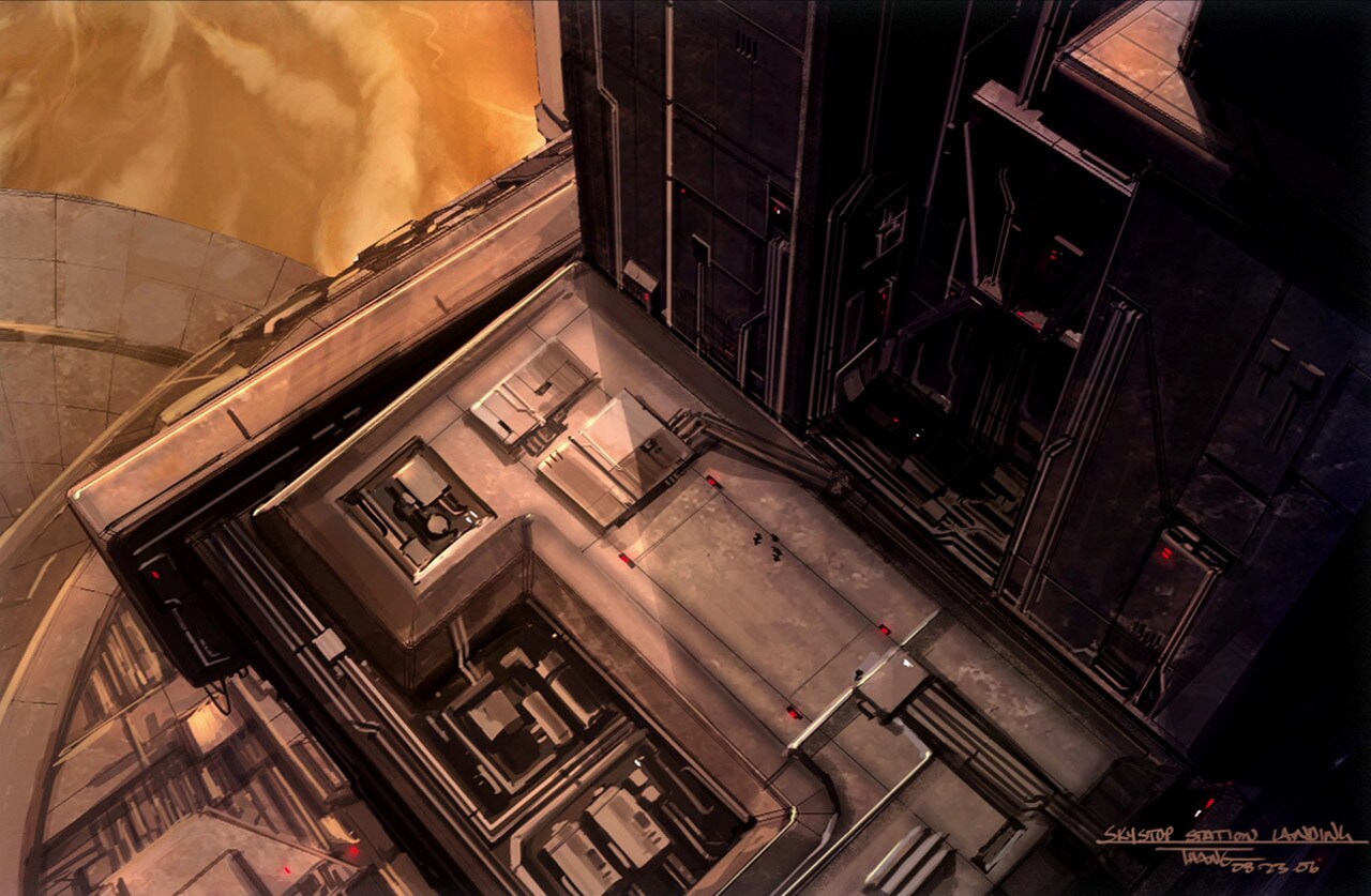 Skytop Station final design environment painting