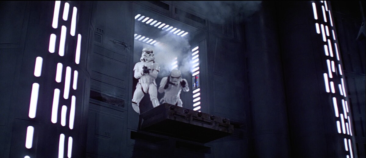 Stormtroopers aboard the Death Star
