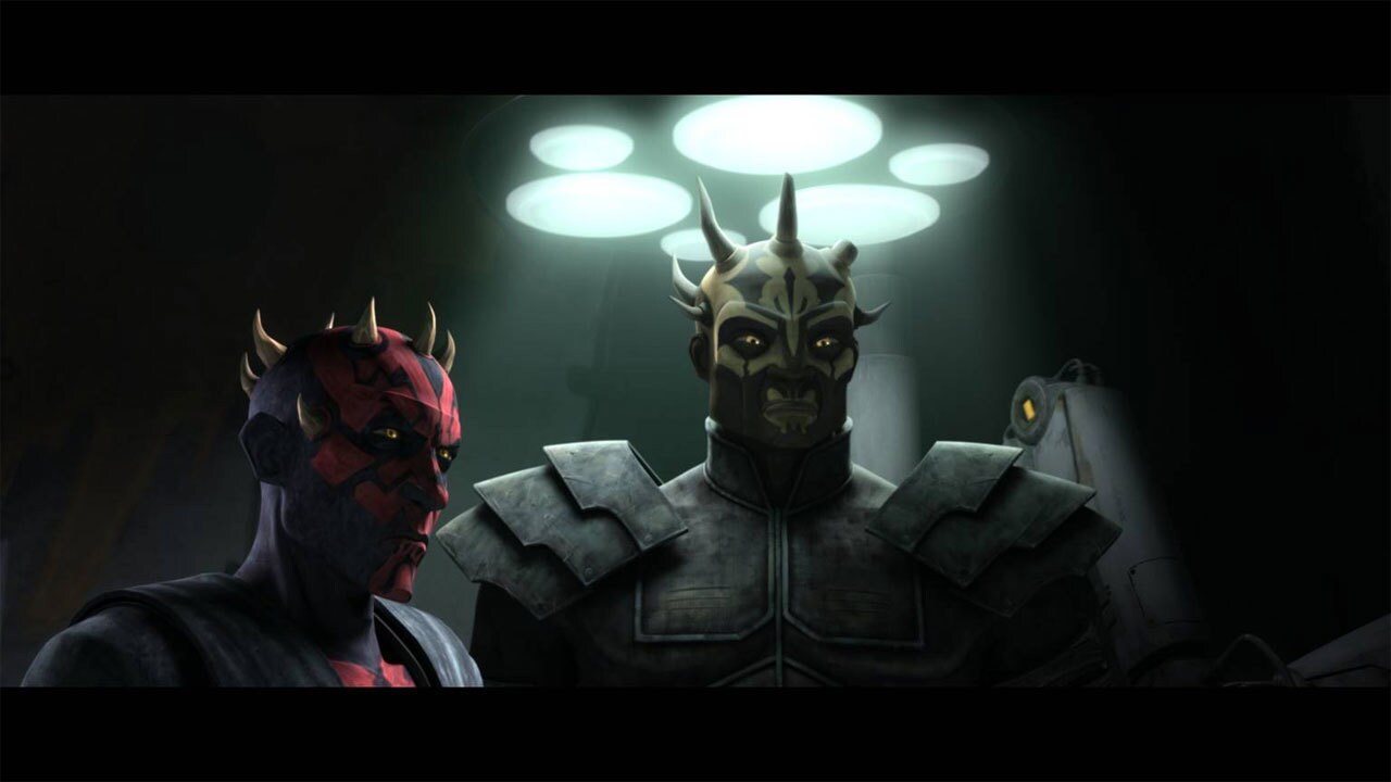 Now that Maul has humanoid artificial legs, he is much shorter than the lumbering Savage Opress, ...