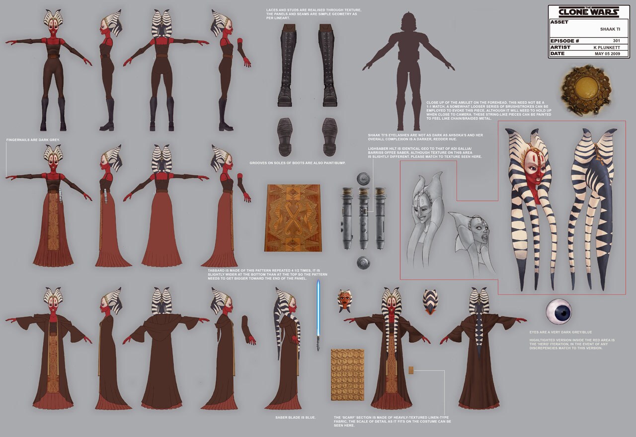 Designs for Shaak Ti