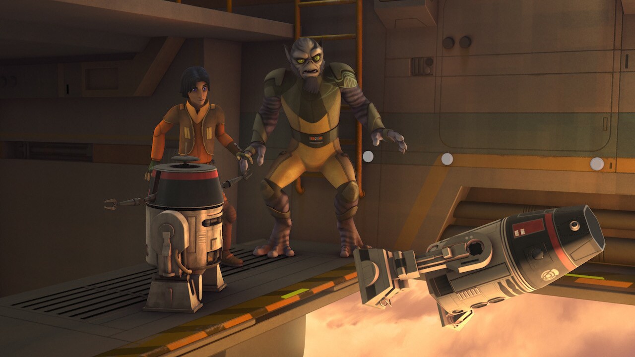 But when Zeb suggested keeping the courier droid they’d captured, the surly astromech made it cle...