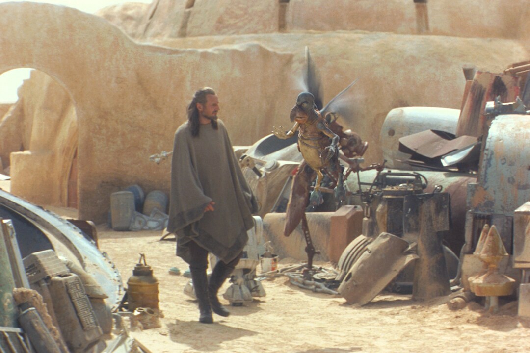 Qui-Gon found the parts he needed in a junk shop run by a Toydarian named Watto, whose assistant ...