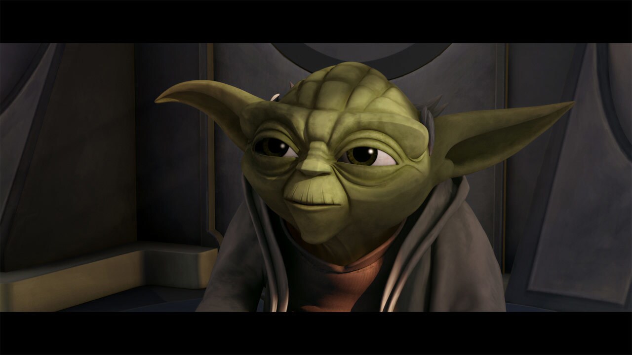 Ahsoka visits Yoda in his living quarters and tells him about her disturbing visions. Ahsoka beli...