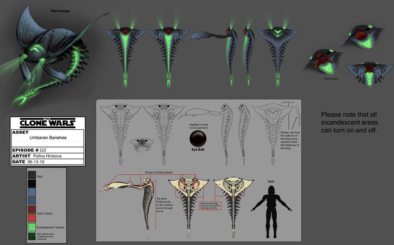 Umbaran banshee creature design