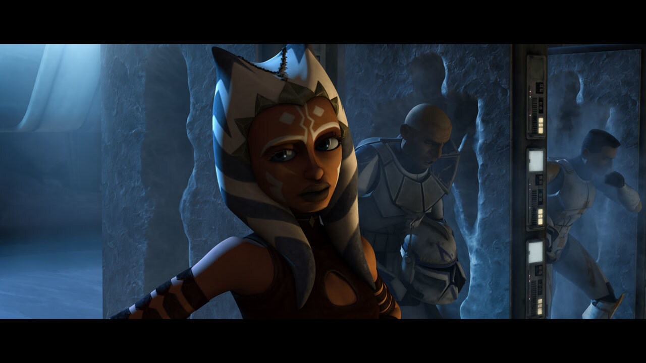Among the thawed team-members is Ahsoka Tano. Anakin is angered to see her -- she has disobeyed a...